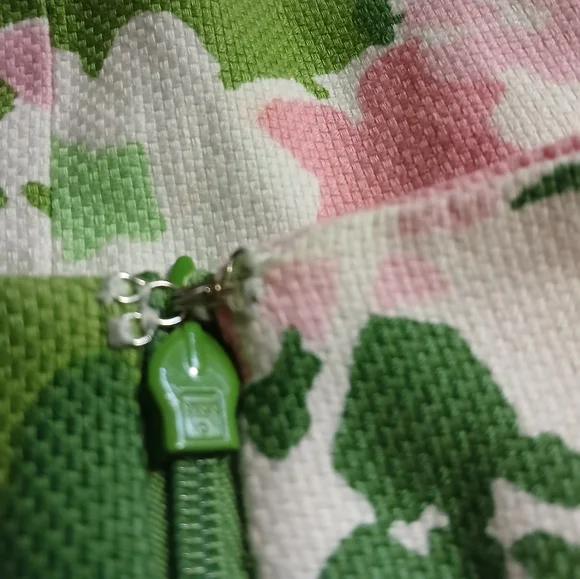 Talbots Green and Pink Floral Skirt - Picture 7 of 8